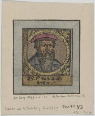 Bildnis des Sebastian Fröschel