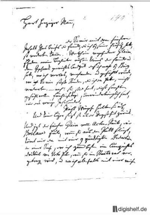 2: Brief von Karl Abraham Freiherr von Zedlitz an Johann Wilhelm Ludwig Gleim
