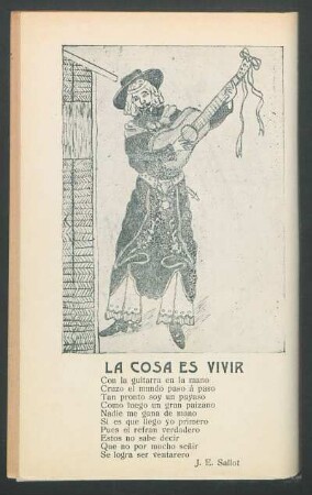 La cosa es vivir