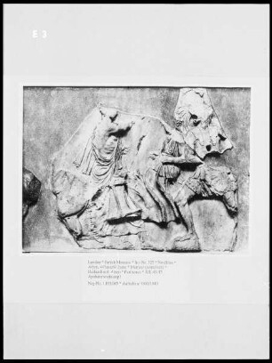 Parthenonfries — Nordfries, Platte XII