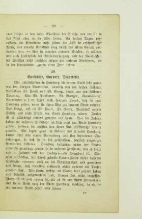 29. Vorstädte, Vororte, Stadtteile