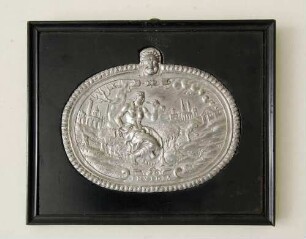 Plakette: Invidia (Allegorie des Neides)