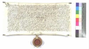 Lehenbrief des Klosters Wiblingen über einen Hof zu Unterkirchberg