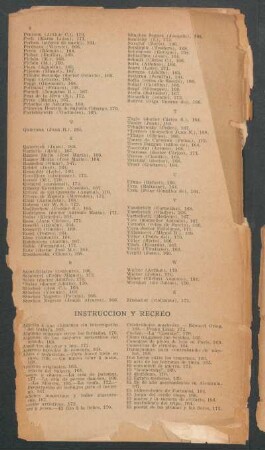 Instrucción y recreo