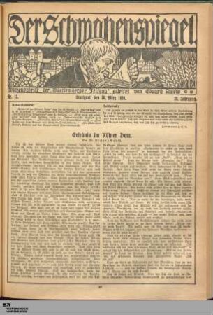 Der Schwabenspiegel : Wochenbeilage der Württemberger Zeitung