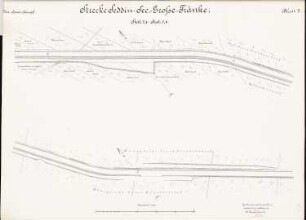 Oder-Spree-Kanal Strecke Seddinsee bis Große Tränke: Stat. 2,8 - 5,8: Lageplan 1:2500