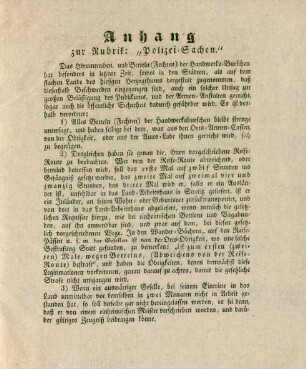 Anhang zur Rubrik: "Polizei-Sachen"