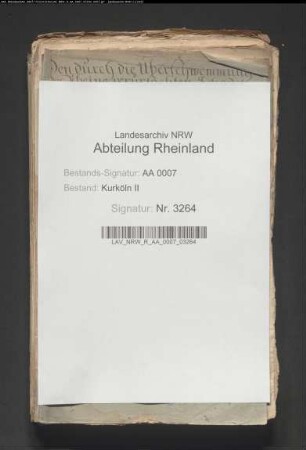 Durch die Überschwemmung und den Eisgang des Rheins verursachter Schaden und deshalb angeordnete Kollekten
