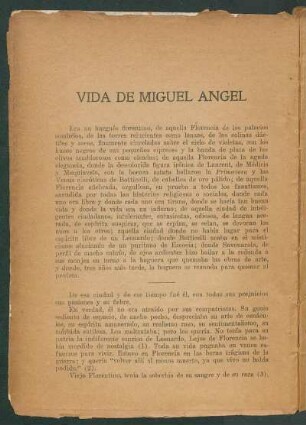 Vida de Miguel Ángel - [Prefacio]