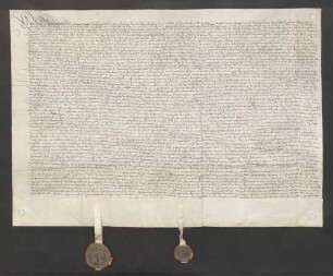 Erblehnrevers des Hans Crust, Martin Ziegler, Claus Mentzig, Hans Ziegler, Katharina Gopfrich und Jakob Crust gegenüber dem Domkapitel zu Speyer über Güter zu Bauerbach.