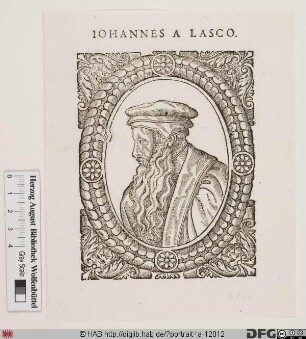 Bildnis Jan Łaski (lat. Johannes a Lasco)