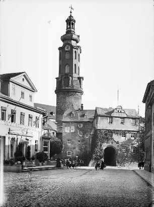 Weimar. Stadtschloss. Schlossturm und Bastille