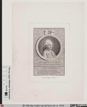 Bildnis Joseph-Jérôme Lefrançais de Lalande