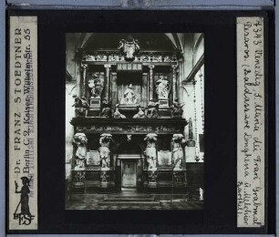 Venedig, S. Maria Gloriosa dei Frari : Grabmal des Dogen Giovanni Pesaros