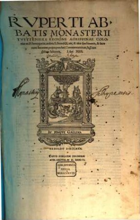 Commentariorum in Evangelium S. Johannis Libri XIV