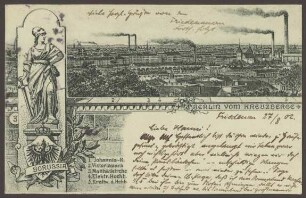 Ansichtskarte „Berlin vom Kreuzberge“