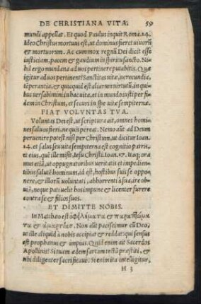 Fiat Voluntas Tua.