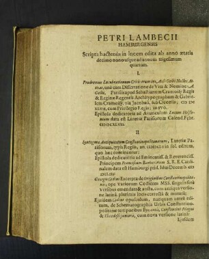 Scripta hactenùs in Iucem edita ad anno aetatis ...