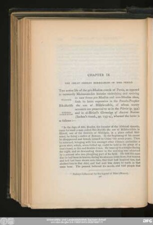 Chapter IX The Great Persian Heresiarchs Of This Period