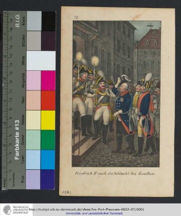Friedrich II. nach der Schlacht bei Leuthen