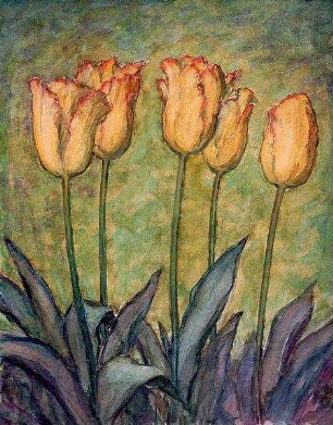Gelbe Tulpen