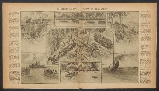 La guerra en los países de Julio Verne