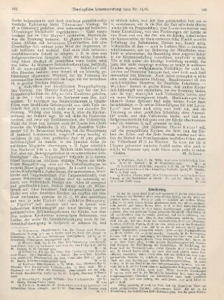 186 [Rezension] Walther, Wilhelm, Auf zum kirchlichen Umbau