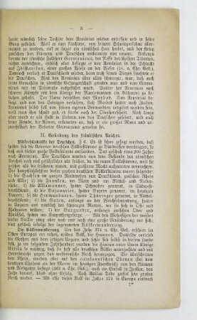 II. Gründung des fränkischen Reiches