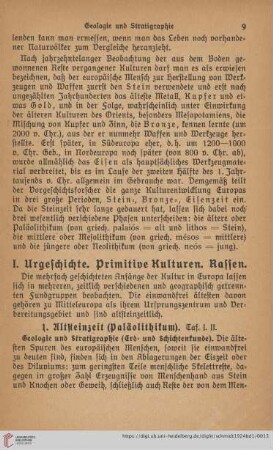 1. Altsteinzeit (Paläolithikum)