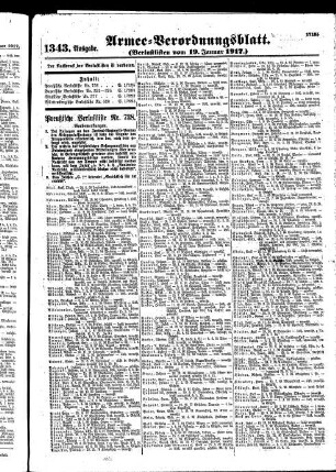 1343.Ausgabe. Freitag, 19. Januar 1917