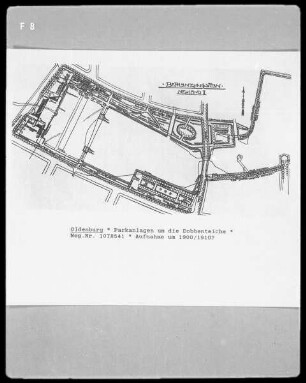 Oldenburg, Parkanlage um die Dobbenteiche