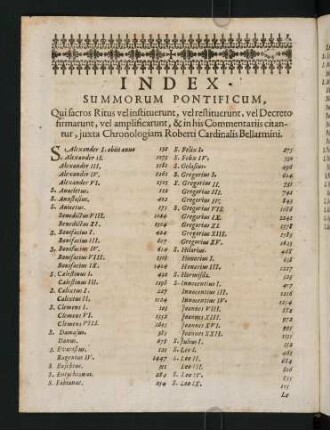 b2v-b3v, Index Summorum Pontificum