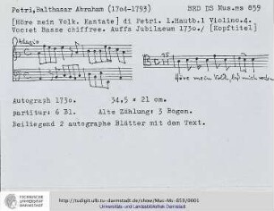 Höre mein Volk