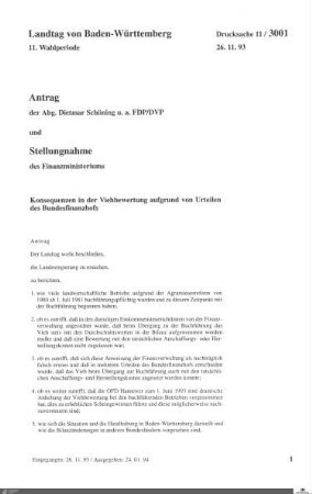 Drucksachen 3001-3100: Anträge, Anfragen, Gesetzentwürfe