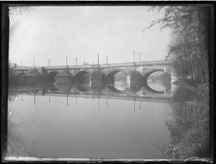 Neckarbrücke (Pliensaubrücke) Esslingen Ansicht vom 25.03.1936