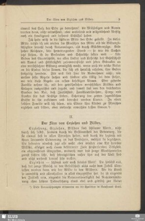II. Der Sinn von Erziehen und Bilden