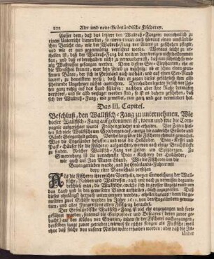 Das III. Capitel. Beschluß, den Wallfisch-Fang zu unternehmen ...