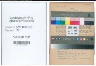 Entnazifizierung Max Karrasch , geb. 22.08.1890 (Schuldirektor)