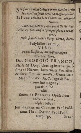 [Beiträge, an den Autor gerichtet]