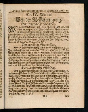 101-109, Der I. - XII. auffrichtige Lehr-Satz