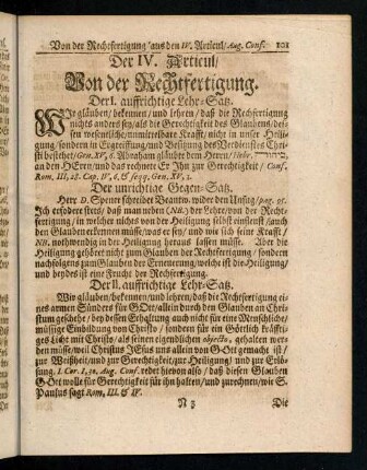 101-109, Der I. - XII. auffrichtige Lehr-Satz