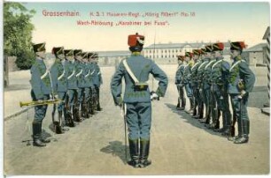 Großenhain. 1. Husaren - Regim. Wachablösung