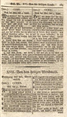 XVII. Von dem heiligen Abendmahl.