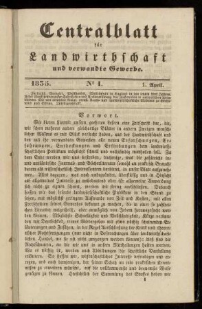 1835. No. 1. 1. April