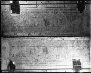 Burgfelden Evangelische Sankt Michael Kirche Wandmalerei Weltgericht Ostwand (um 1070)