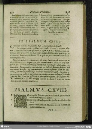 In Psalmum CXVIII.[i.e. CXVII.] Psalmus CXVIII.[i.e. CXVII.]