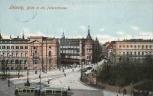 Leipzig: Blick in die Petersstrasse