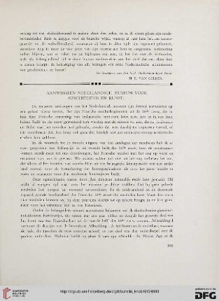 2.Ser. 6.1913: Aanwinsten Nederlandsch Museum voor geschiedenis en kunst