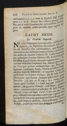 Caput XXXIII.