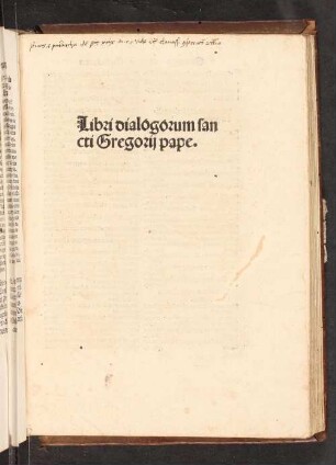 Libri dialogorum sancti Gregorij pape